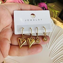 BAYAN KALPLİ KÜPE SETİ