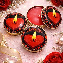 Seni Seviyorum Yazılı Kokulu Mum