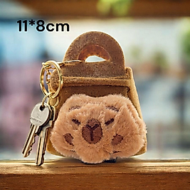 Capy Bara Peluş Çanta Charm Anahtarlık
