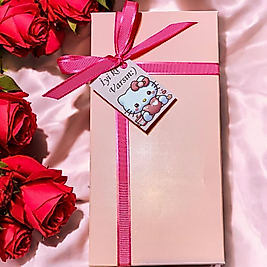 Hello Kitty Sevgiliye Hediye Seti Çorap Ve Mum