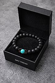 Erkek Doğal Taş Şık Bileklik