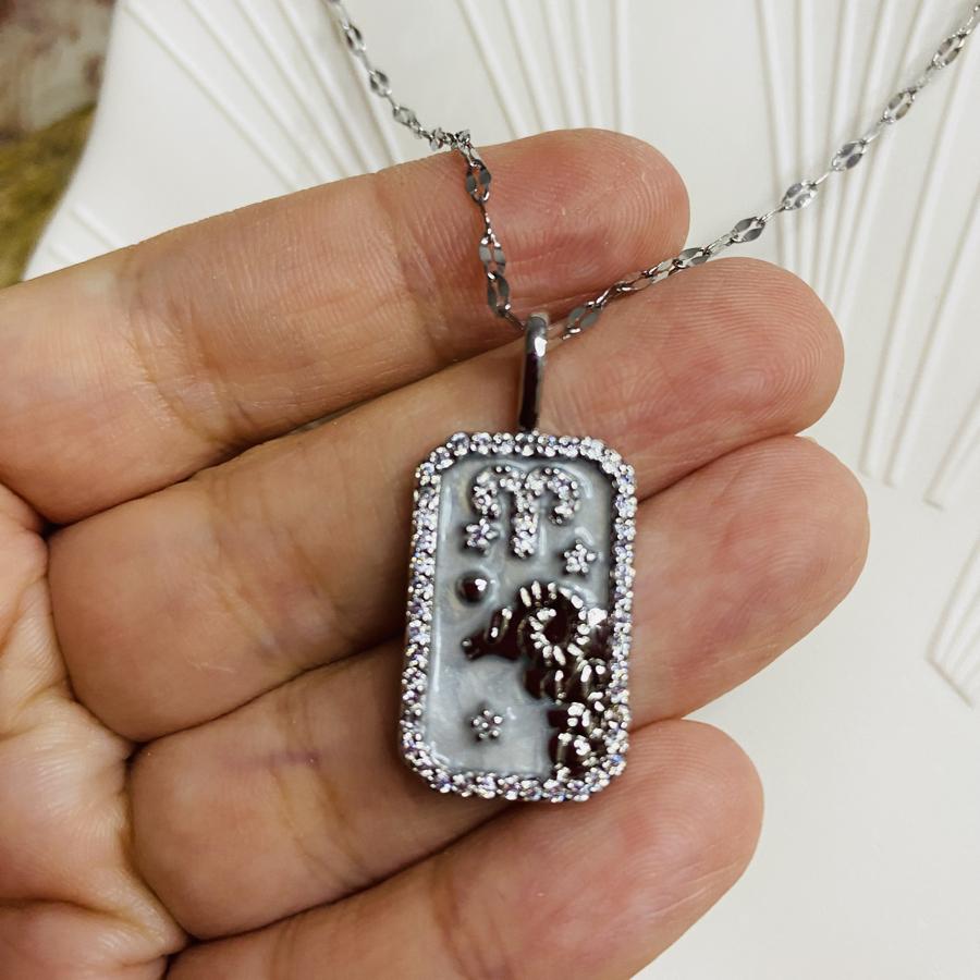 KOÇ BURCU BAYAN ÇELİK KOLYE