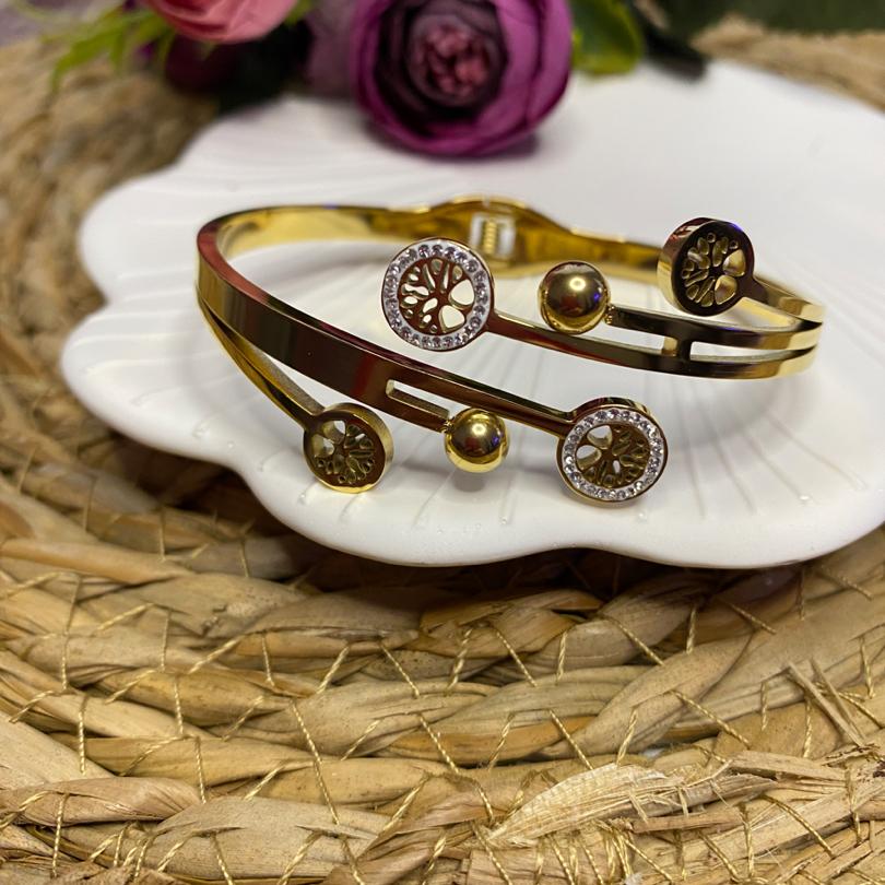 BAYAN ÇELİK KELEPÇE BİLEKLİK 1