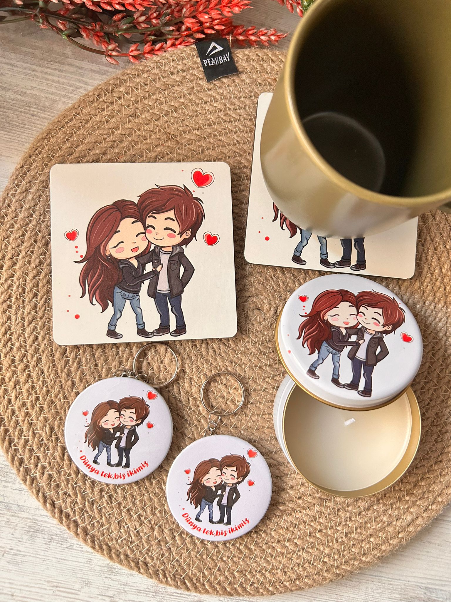 SEVGİLİLER GÜNÜ ÖZEL TASARIM HEDİYE SETİ