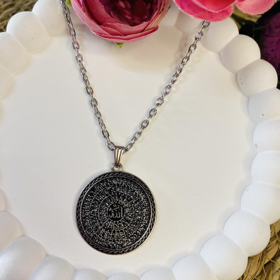 ESMA ÜL HÜSNA YAZILI KOLYE