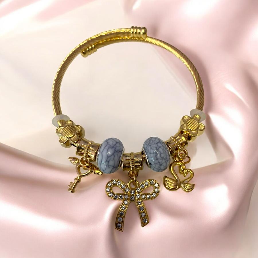 Bayan Pandora Gold Taşlı Bileklik