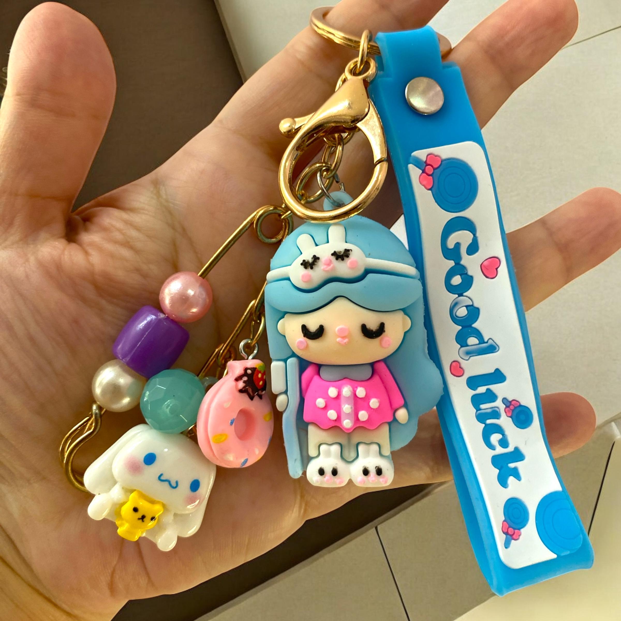 Sevimli Kız Bebek Anahtarlık Çanta Charm