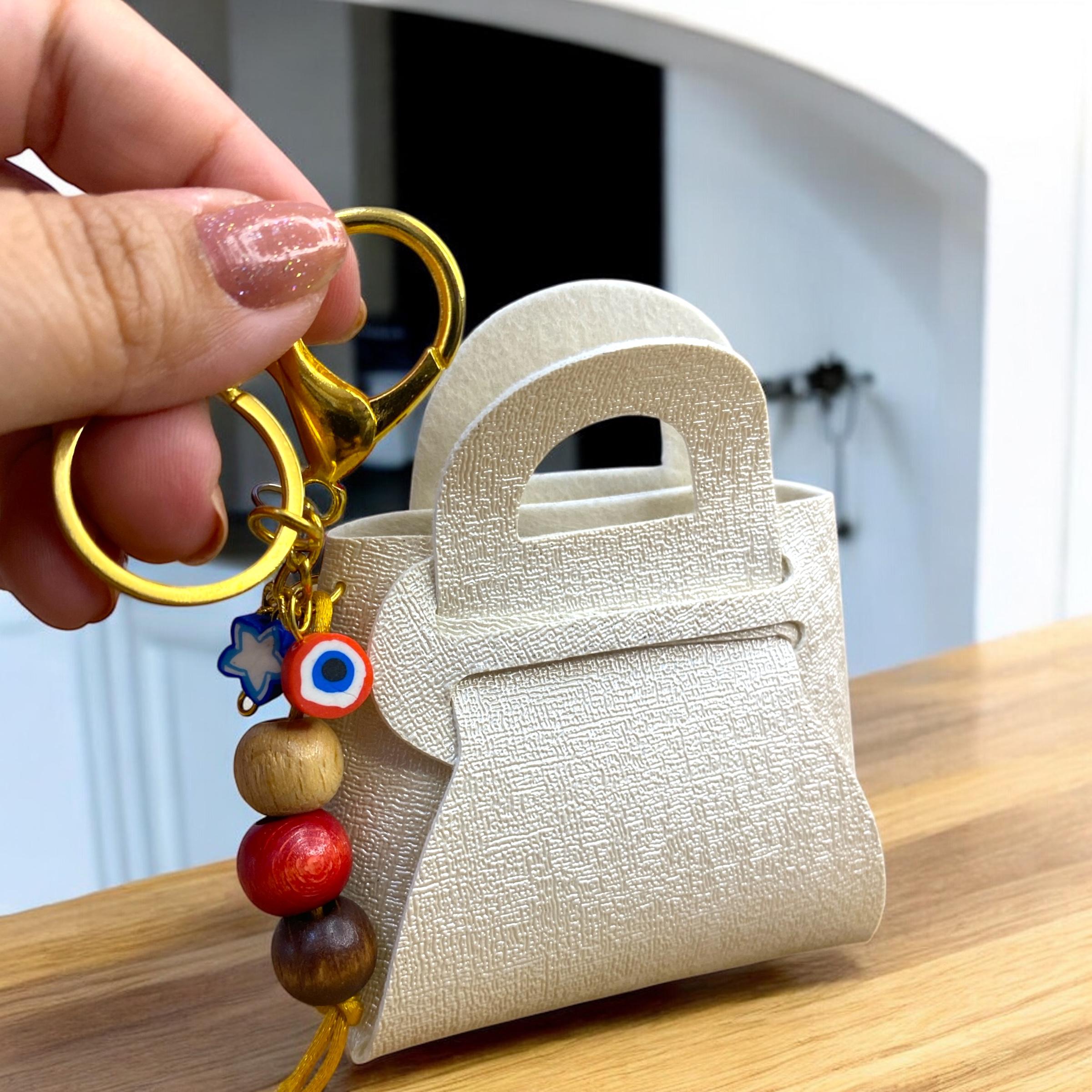 Şık Mini Çanta Şeklinde Anahtarlık Çanta Charm