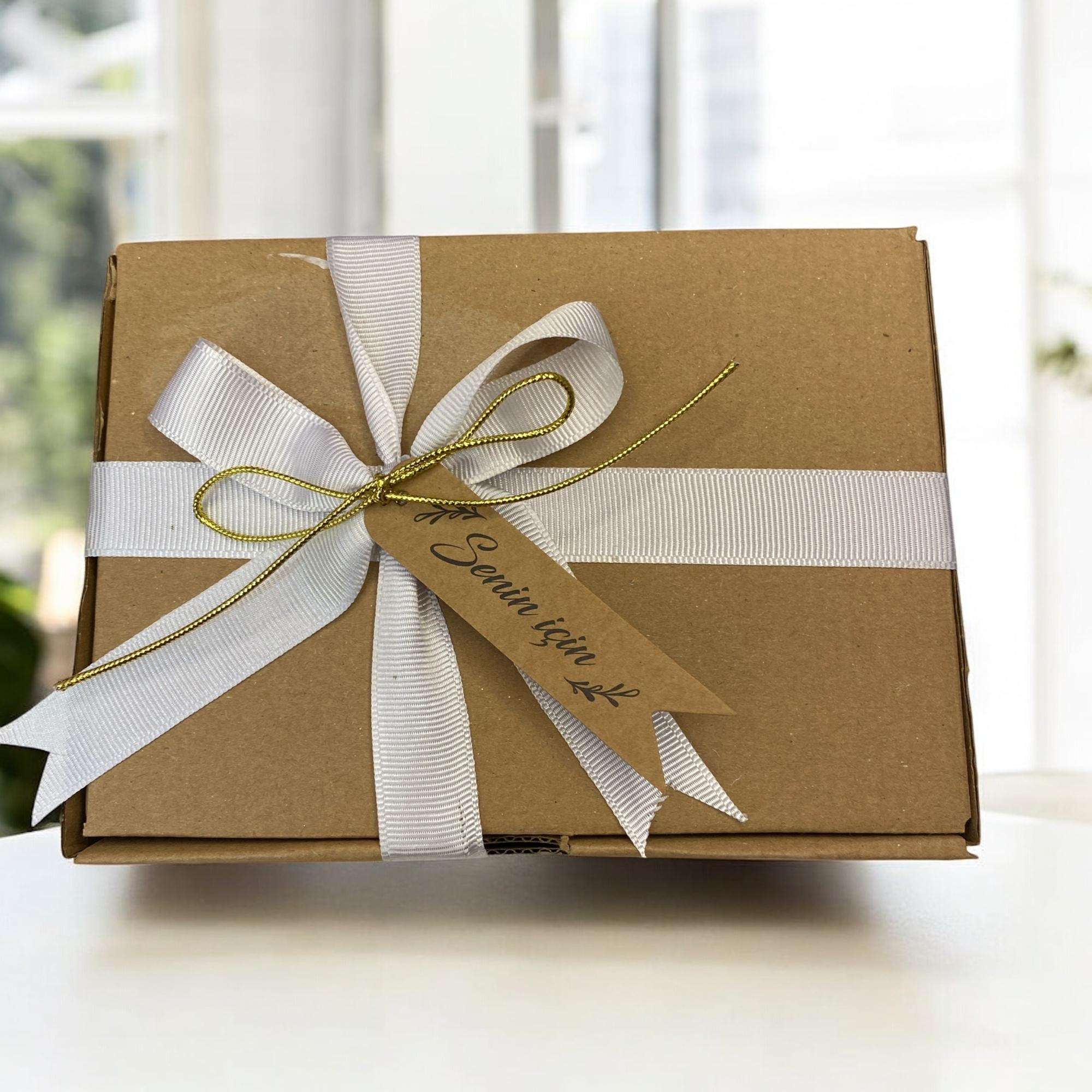 İstridye Mum Kolye Ayna Sevgiliye Eşe Hediye Seti