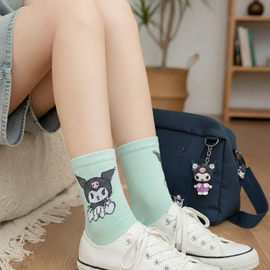 Kuromi Anahtarlık Çorap Hediye Seti