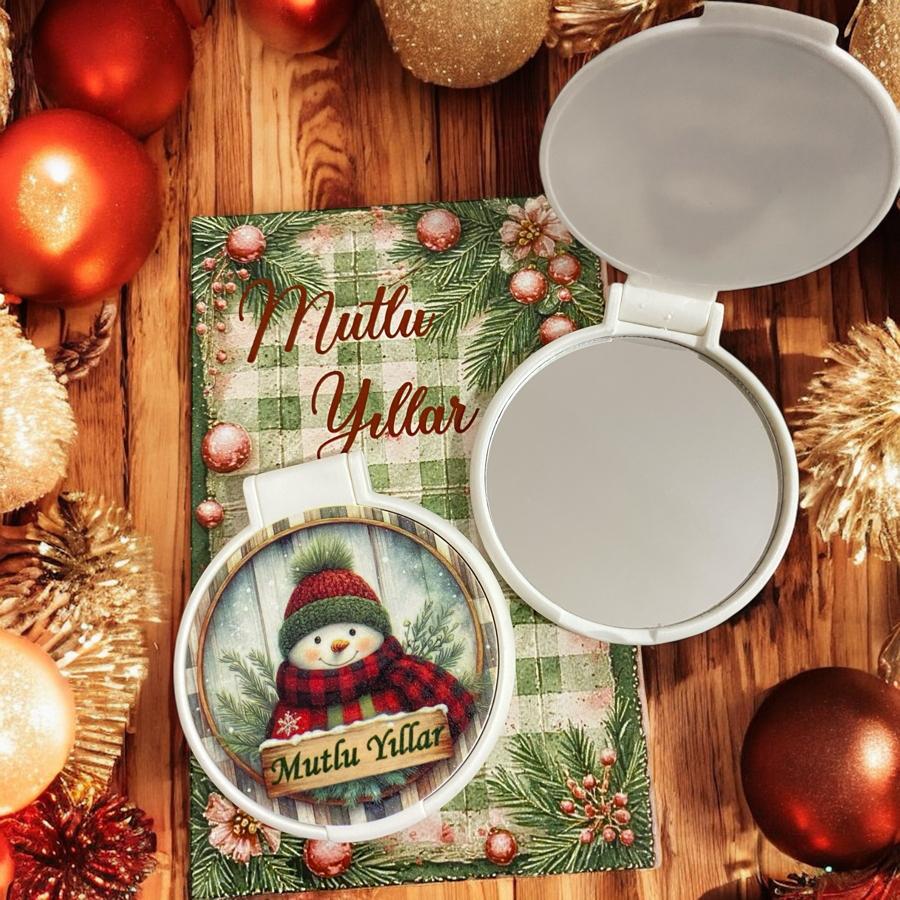 Yeni Yıl Sevimli Ayna 1 Adet