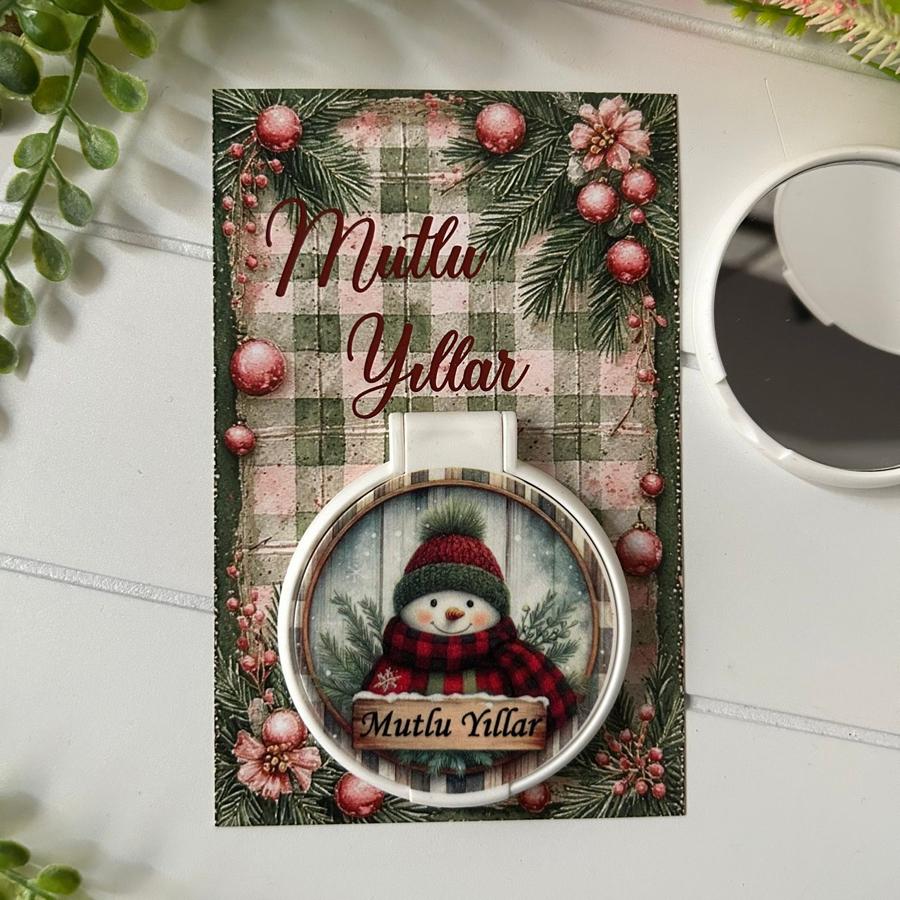 Yeni Yıl Sevimli Ayna 1 Adet