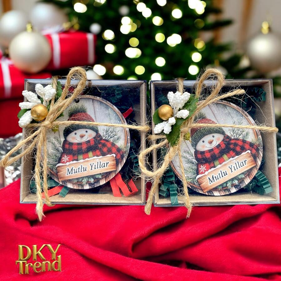 Yeni Yıl Hediyelik Kutulu Anahtarlık