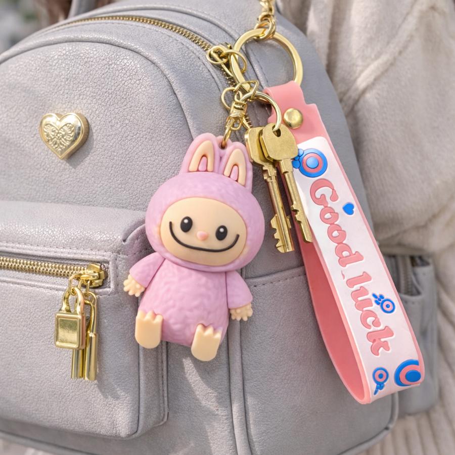 Labubu Silikon 3d Anahtarlık Çanta Charm