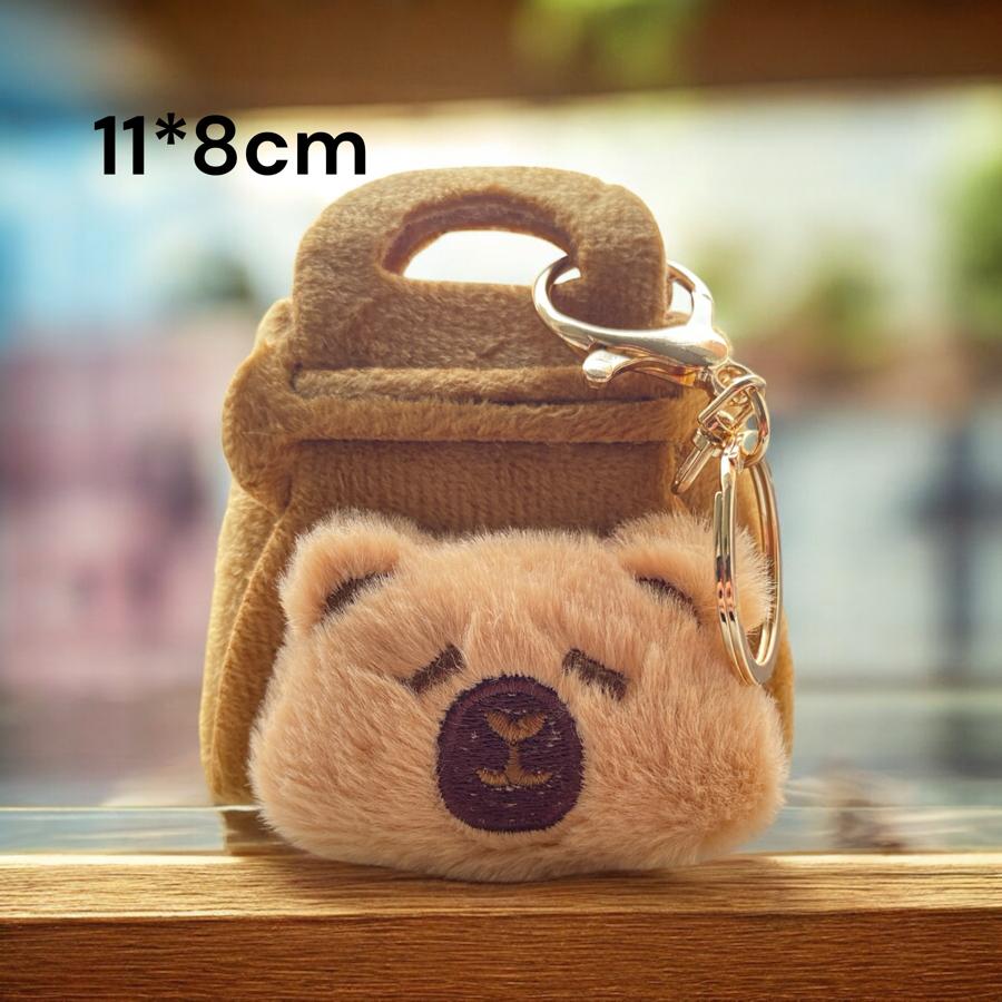 Capy Bara Peluş Çanta Charm Anahtarlık