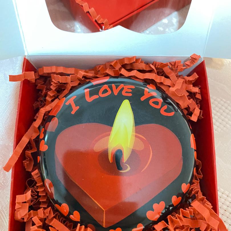 Seni Seviyorum Yazılı Kokulu Mum