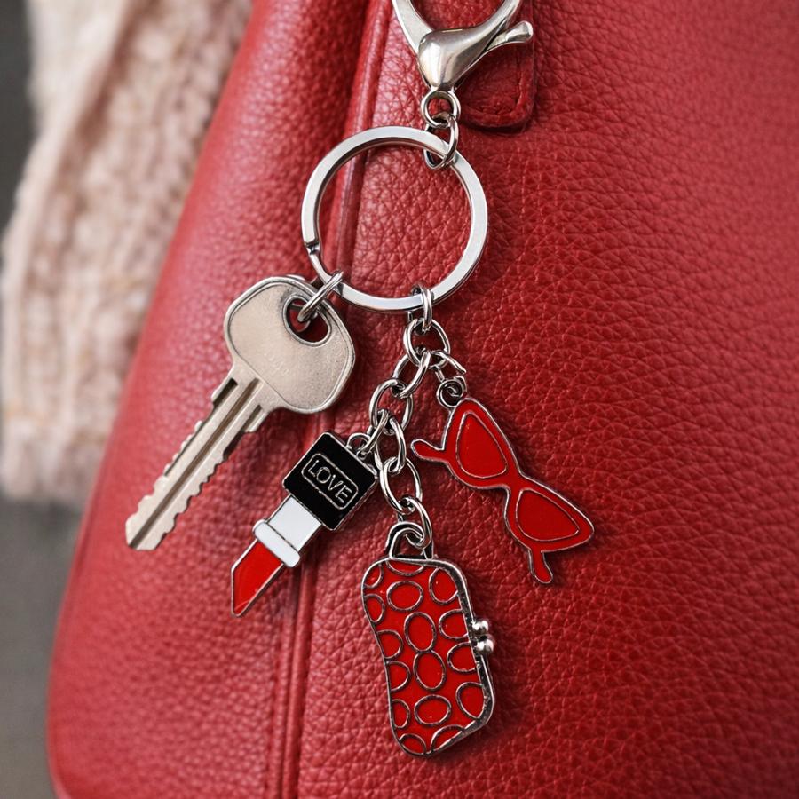 Şık Kadın Anahtarlık Çanta Charm
